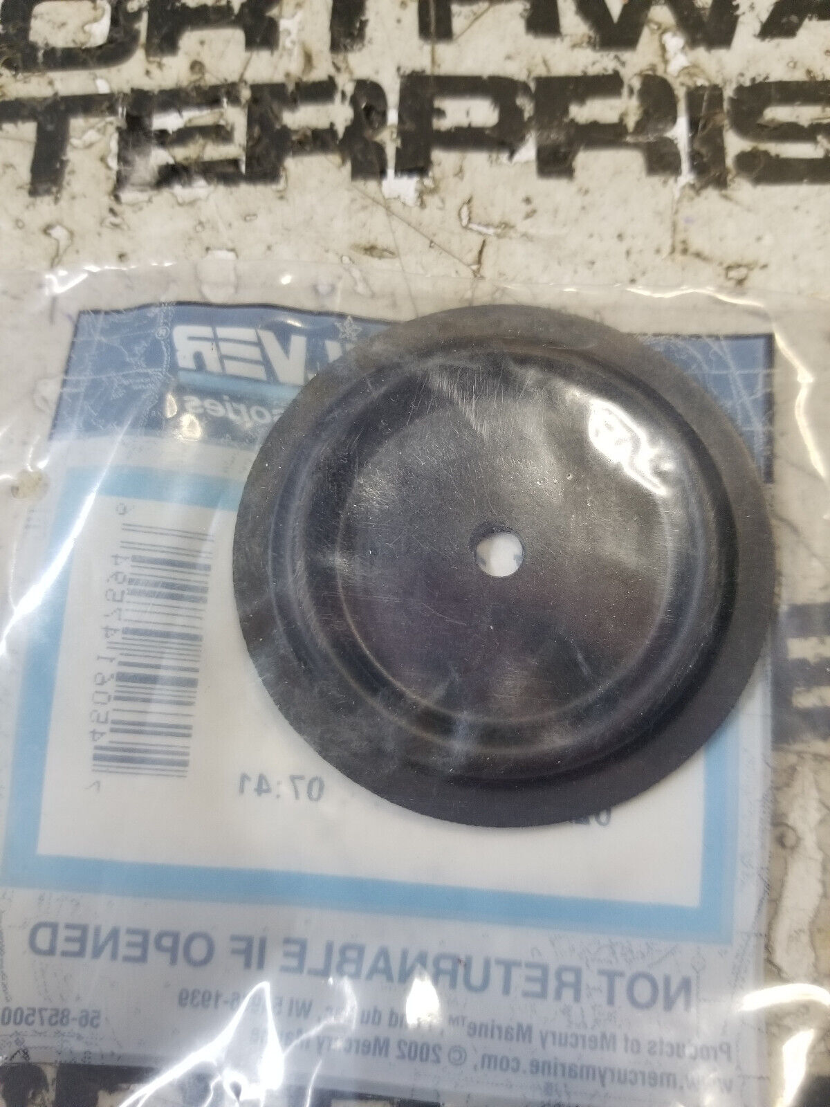 64877 QUICKSILVER MERCURY DIAPHRAGM