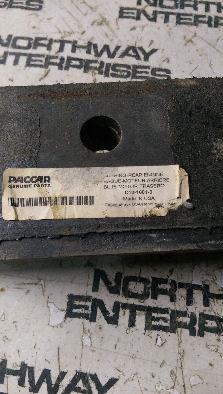 Peterbilt D13-1001-3 Bushing Rear Engine Green