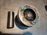 07-10 2007-2010 DURAMAX 6.6 6.6L LBZ LMM ENGINE PISTON LH DRIVERS STD 97374385