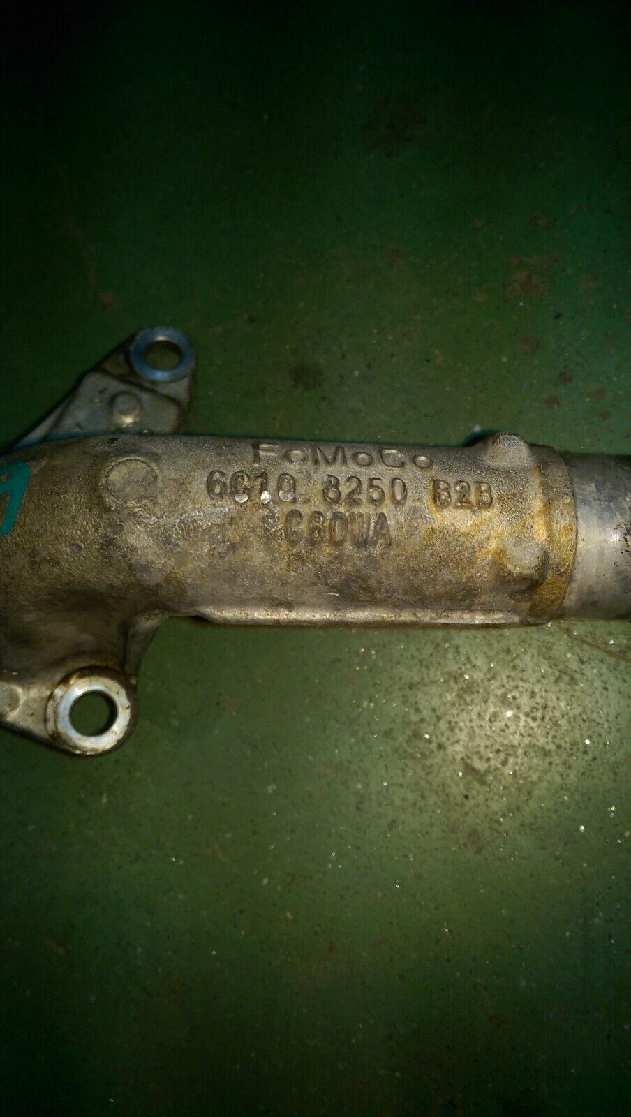 3.2L FORD 6C1Q-8250-B2B WATER OUTLET PIPE