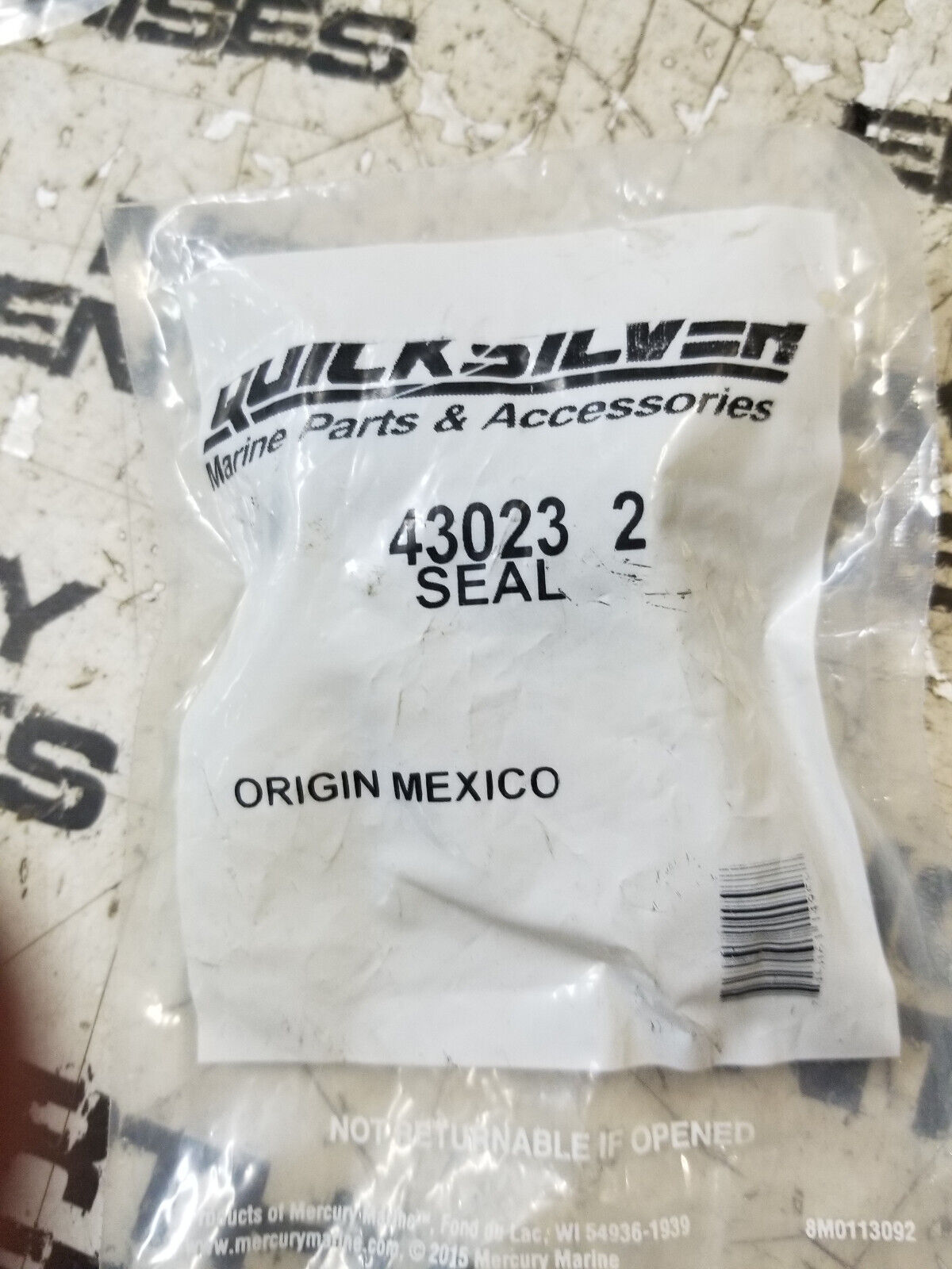 MERCURY QUICKSILVER SEAL 43023-2
