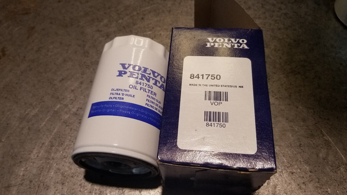841750 Volvo Penta Oil Filter 4.3L V6 Genuine OEM