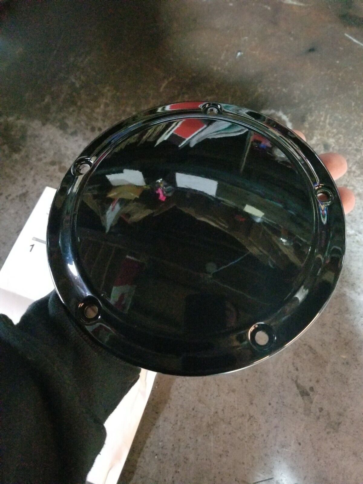 5-Hole Derby Cover for 1999-2015 Harley Davidson Big Twin - Vivid Gloss Black