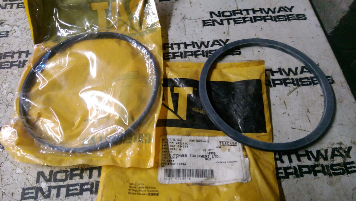 5J-4993 Caterpillar Set of 2 Seals 5J4993