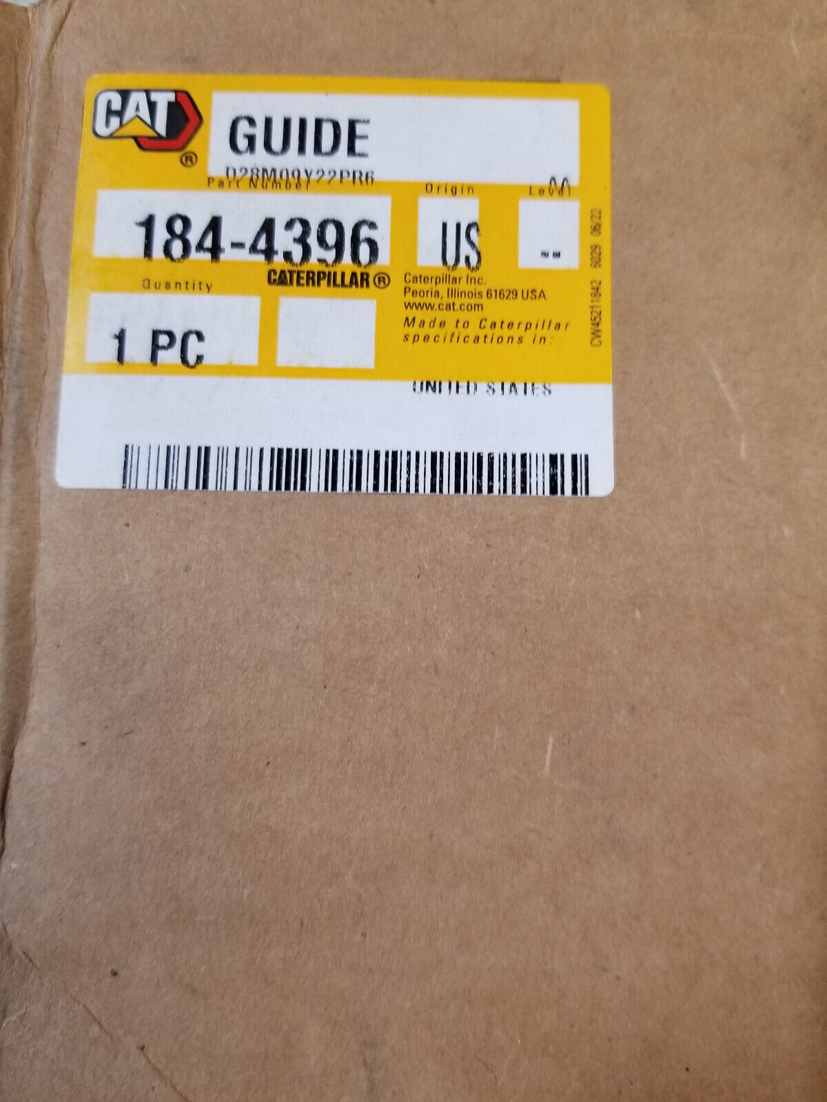 184-4396 CAT Steel Undercarriage Roller Guide 1844396