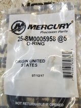 BAG OF 5 MERCURY ORINGS 25-8M0005958