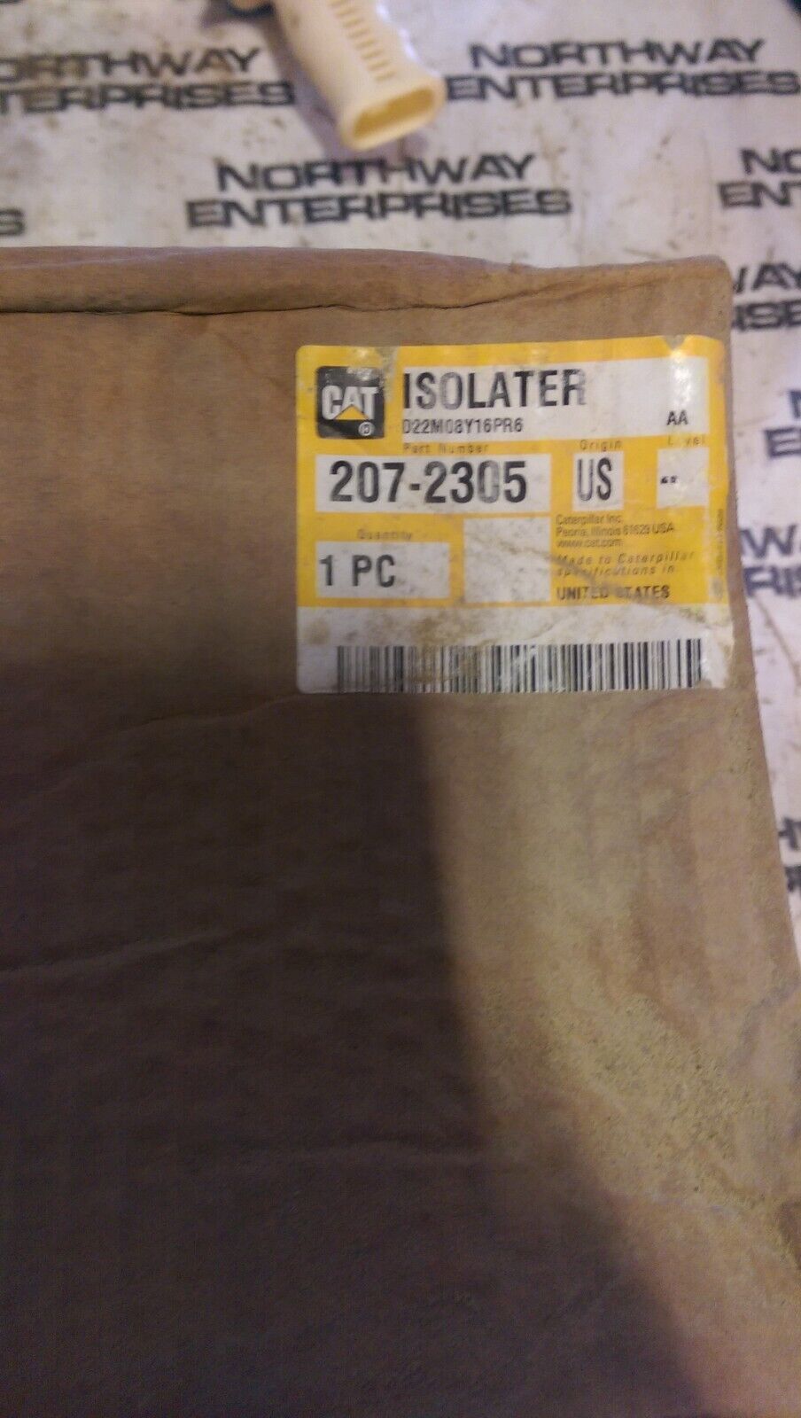 CATERPILLAR 207-2305 SHOCK MOUNT 2072305 ISOLATOR