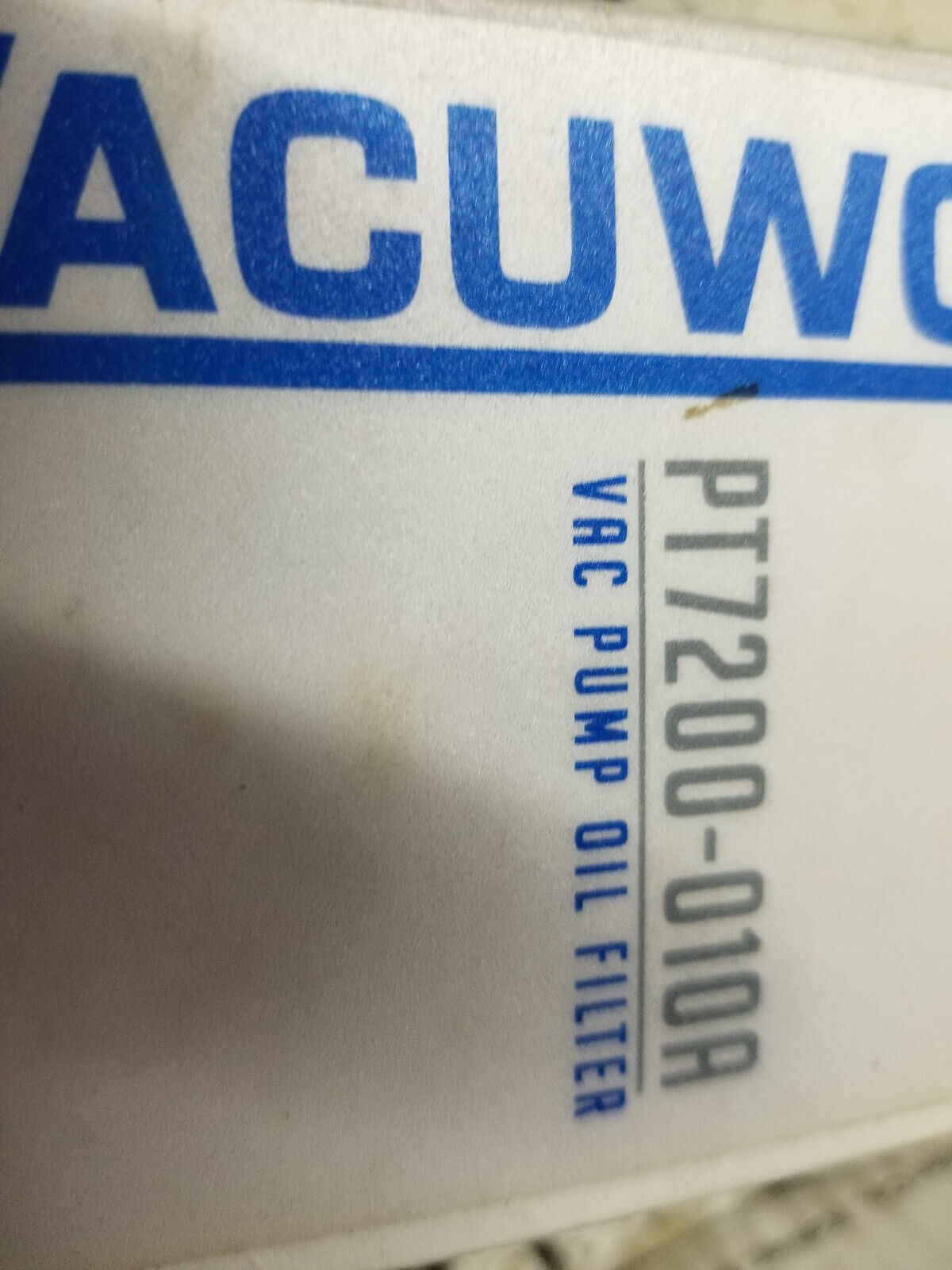 VACUWORX OIL FILTER VACUUM PUMP PT7200-010A 7200-010A 7200010A