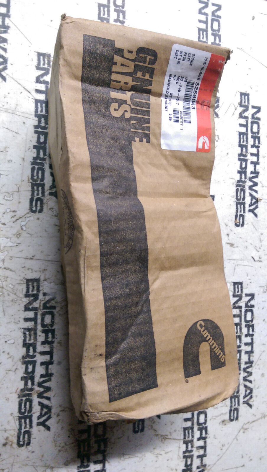 5266043 CUMMINS EXHAUST MANIFOLD