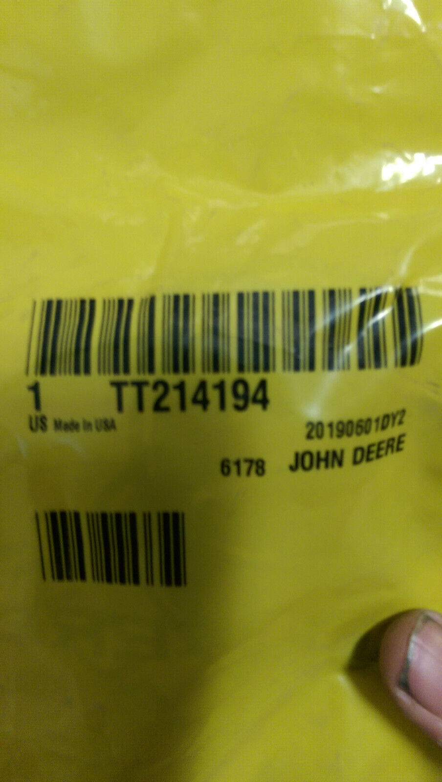 JOHN DEERE TT214194 CLAMP