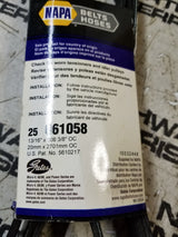 NAPA-Gates Serpentine Belt 25-061058 061058