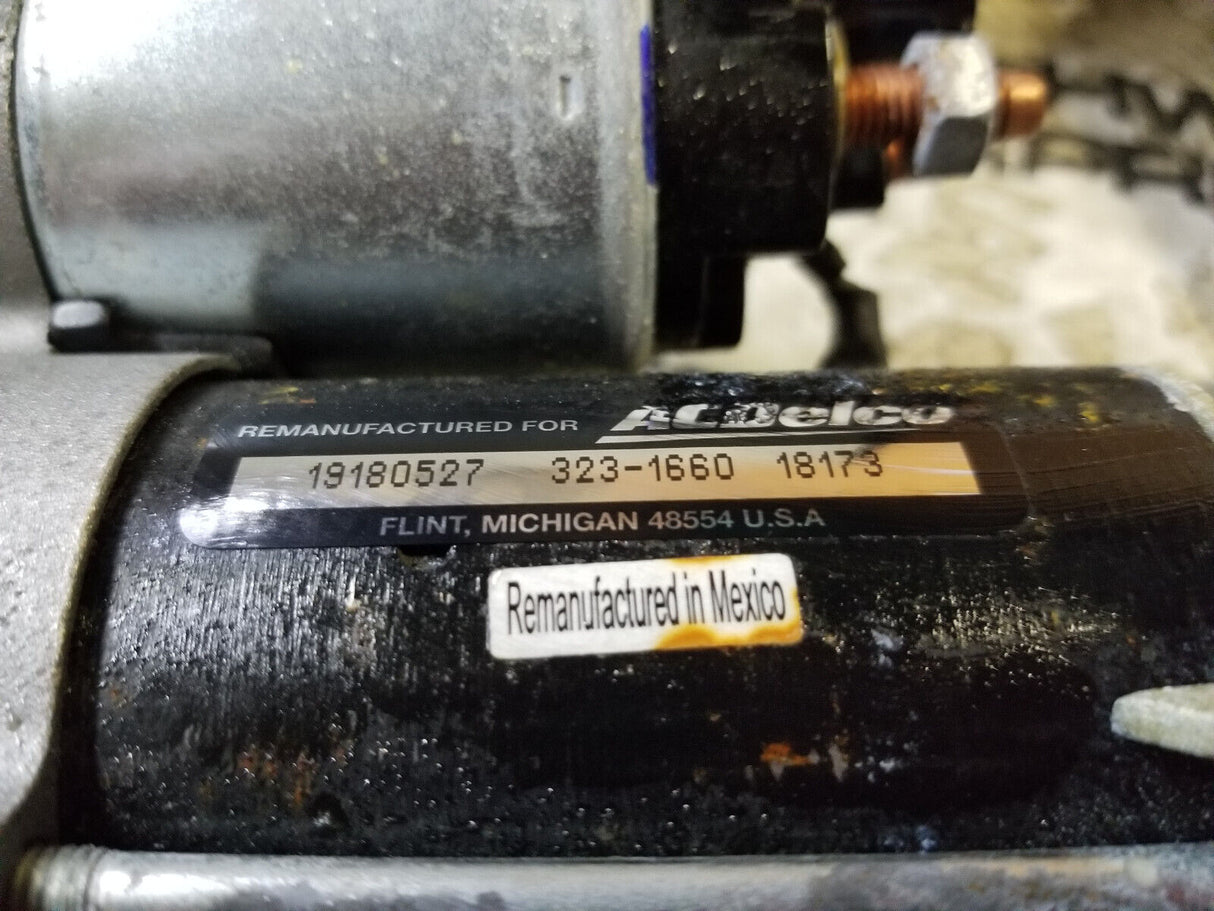 AC DELCO 19180527 REMANUFACTURED STARTER