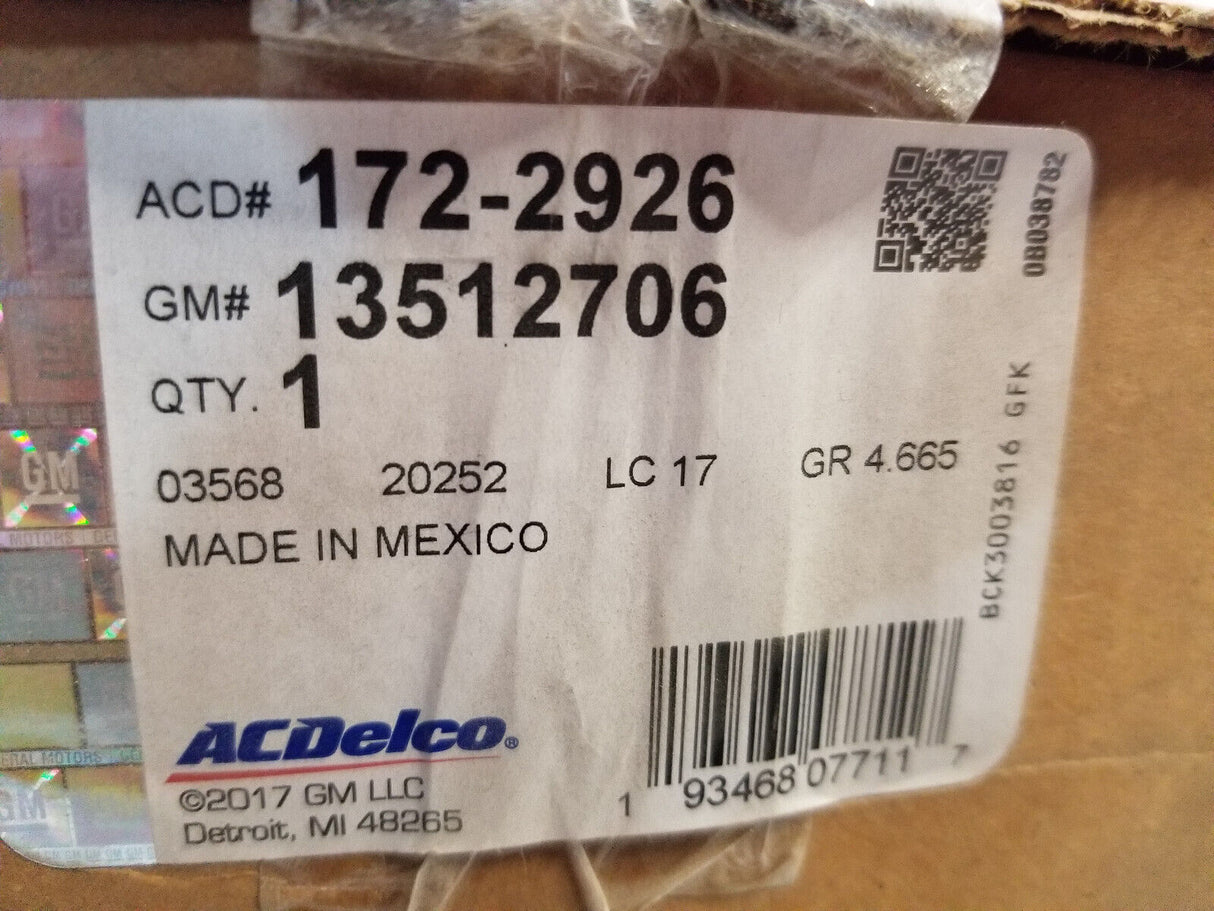 AC DELCO 13512706 BRAKE CALIPER