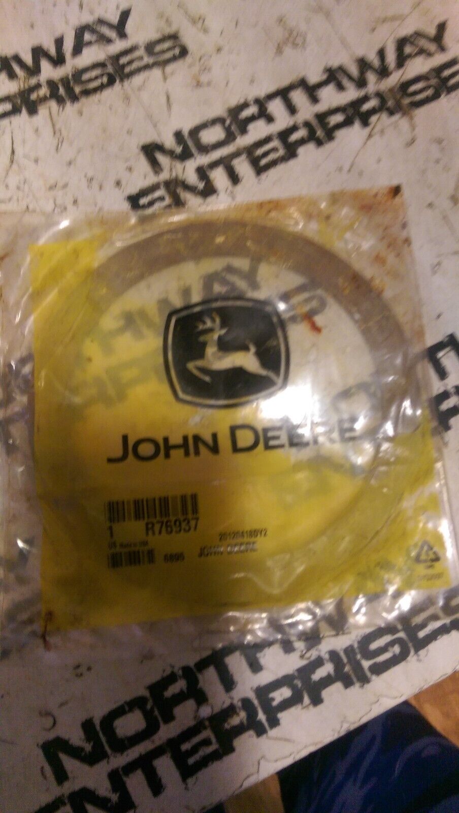 JOHN DEERE R76937 WASHER