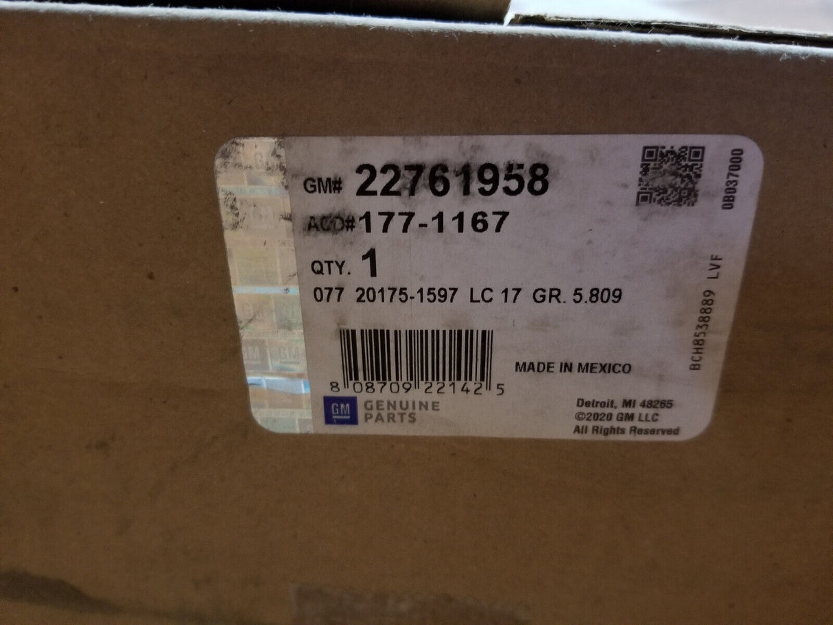 AC DELCO OEM 22761958 BRAKE ROTOR