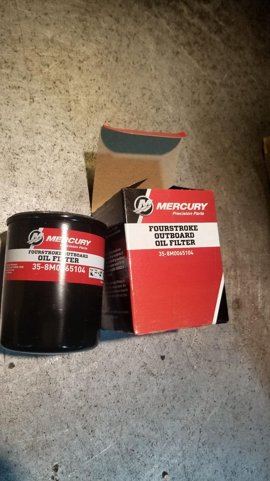 Mercury Marine / Mercruiser New OEM FourStroke Outboard Oil Filter 35-8M0065104