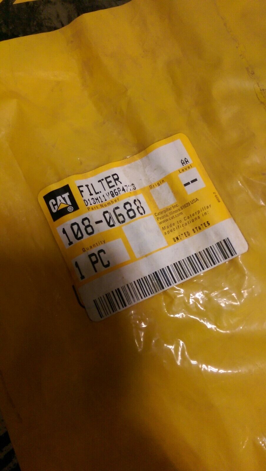 CATERPILLAR OEM 108-0688