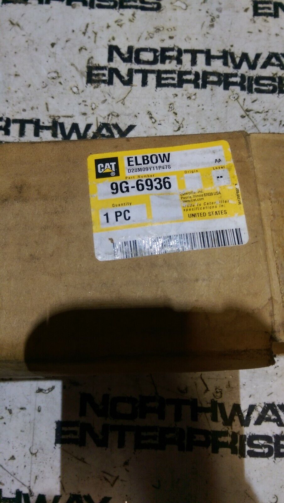 CATERPILLAR OEM 9G-6936 ELBOW