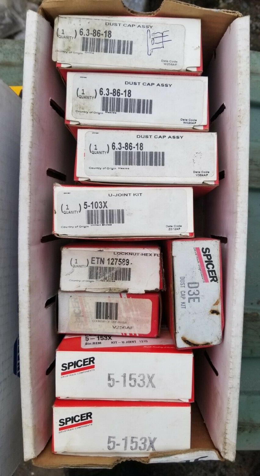 LOT - 6.3-86-18,5-103X, ETN127589, D3E, V256AF, 5-153X