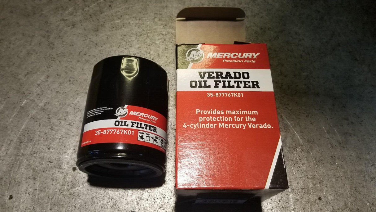 Mercury OEM 4-Stroke VERADO Oil Filter 35-877767K01 130-175 HP