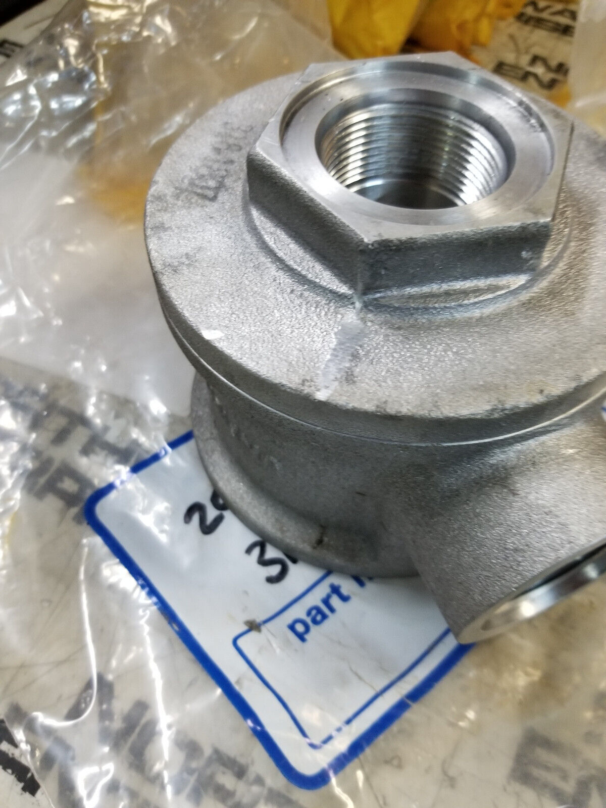 CAT 316-1807: 122mm Outer Diameter Oil Filter Base Cover 3161807
