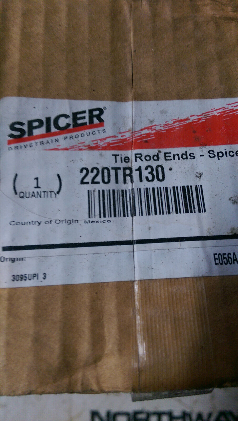 220TR130 SPICER TIE ROD END