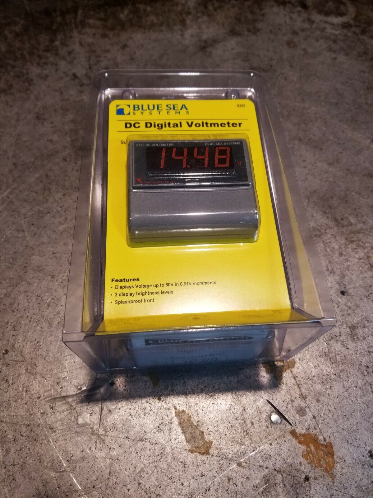 Blue Sea Systems 8235 DC Digital Volt Meter, BRAND NEW, UNUSED