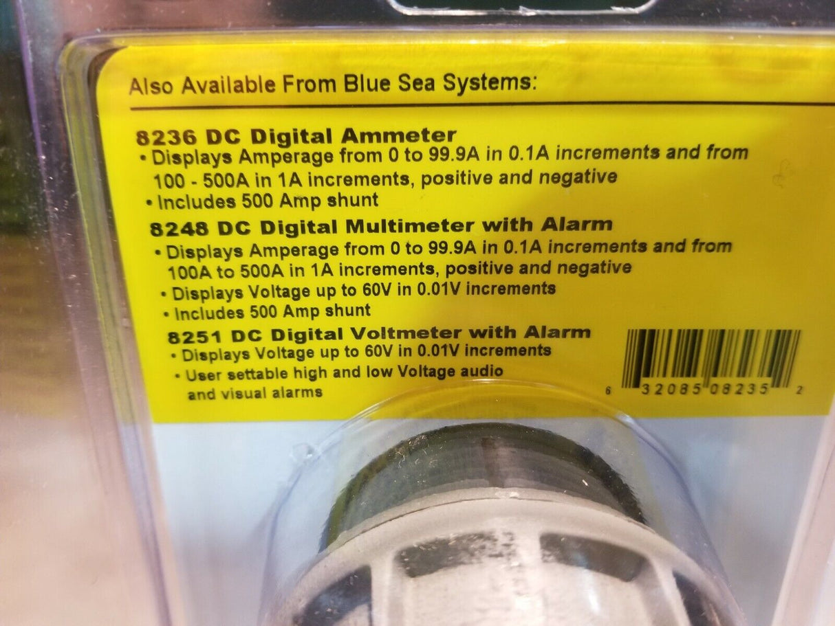 Blue Sea Systems 8235 DC Digital Volt Meter, BRAND NEW, UNUSED