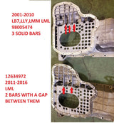 12634971 2011-2015 UPPER OIL PAN CHEVROLET Duramax 6.6l 6.6 LML ref511
