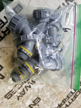 LOT OF 6 - ARLINGTON NMLT9050, Liquid Tight Connector Plastic, 90, 1/2 in. 10 c