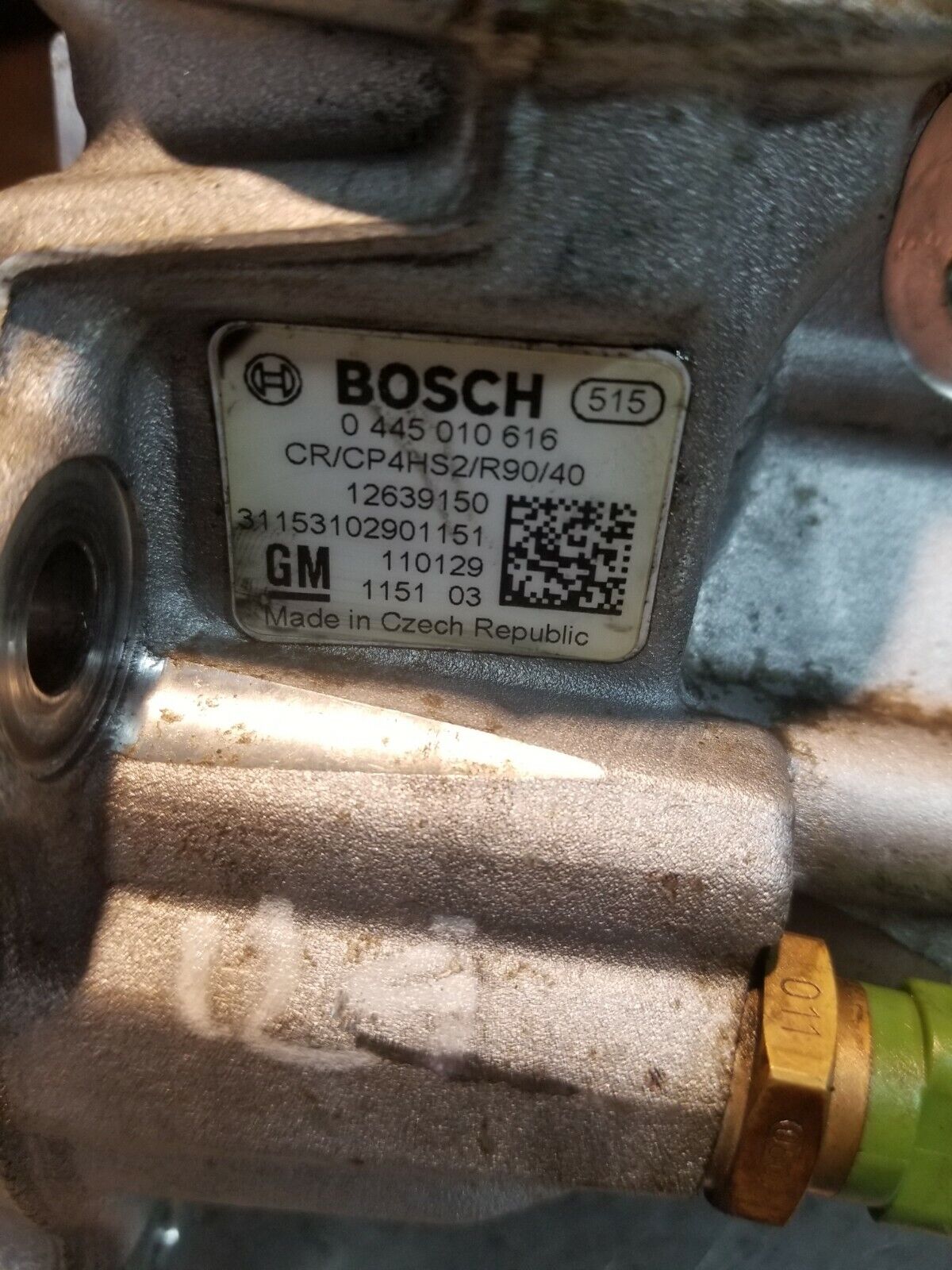 0445010616 12639150 2011-2016 LML LGH Duramax 6.6L CP4 Pump TESTED r29