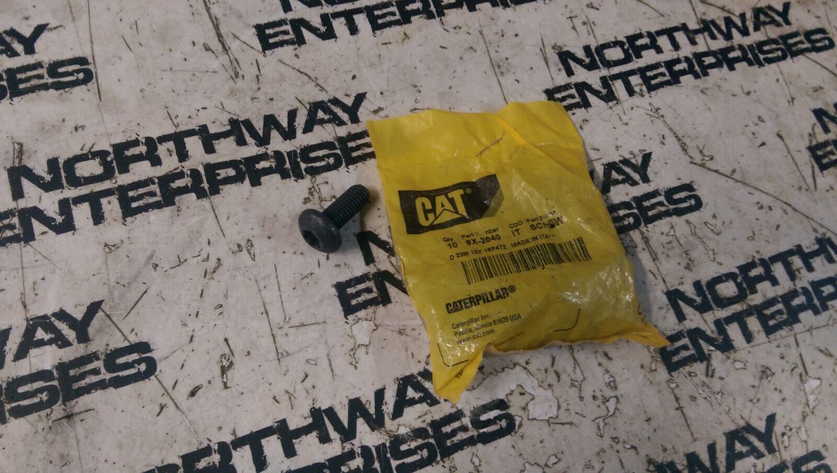 9X2040 1 BAG OF 10 SCREWS 9X-2040 CATERPILLAR SCREW