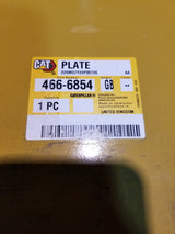 466-6854 CAT PLATE 4666854