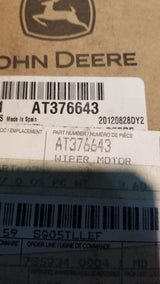 AT376643 JOHN DEERE WIPER MOTOR ASSEMBLY