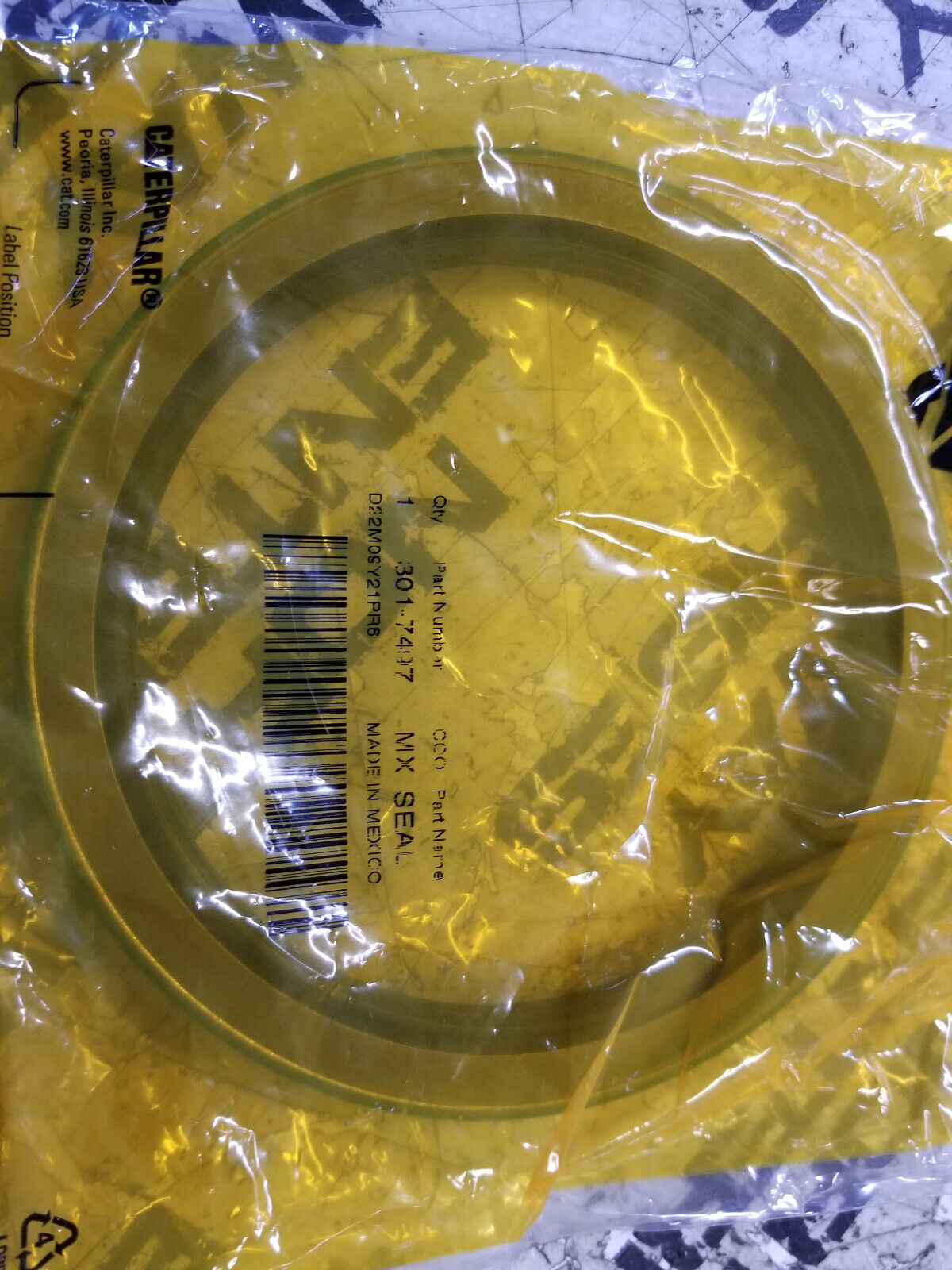 301-7497 107.95mm Inner Diameter Lip Type Seal 3017497