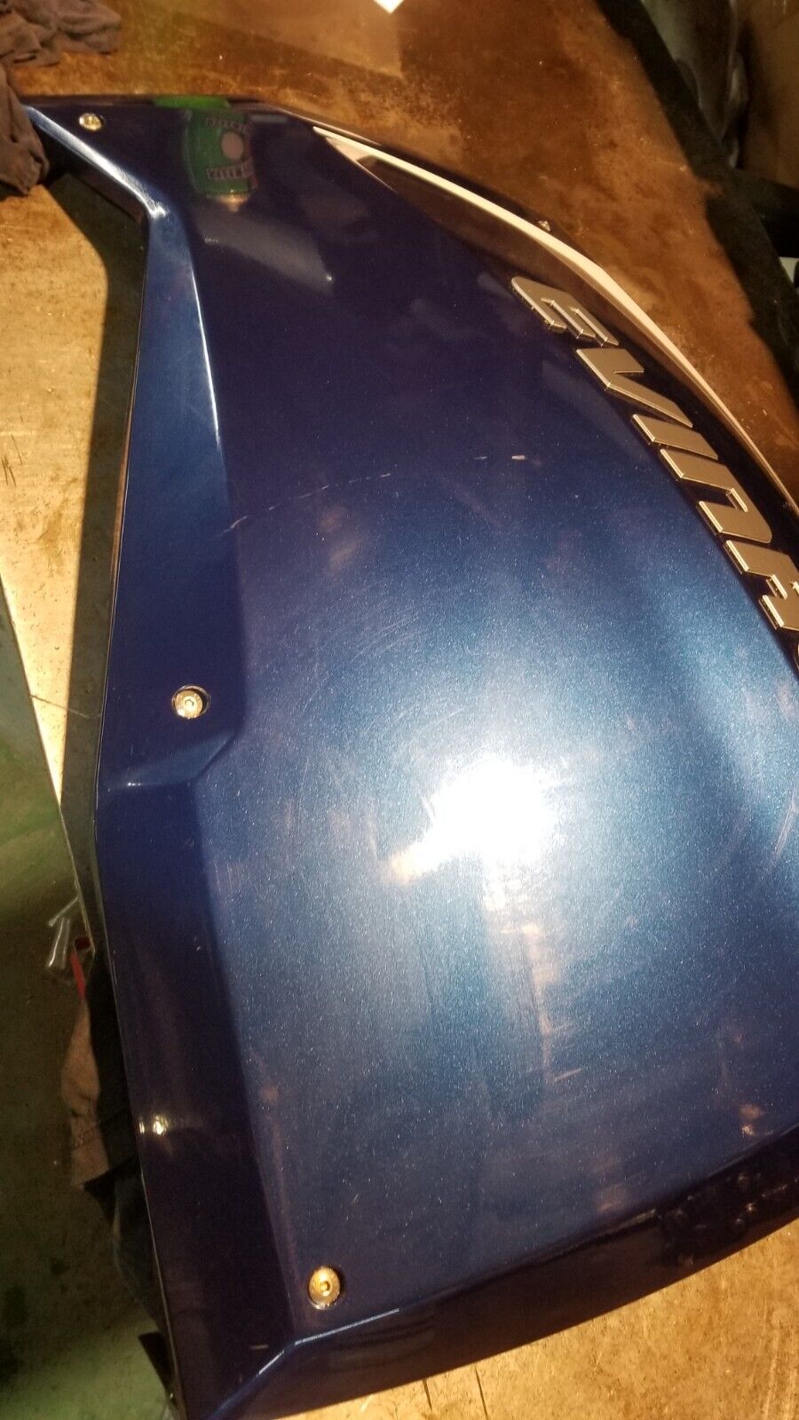 EVINRUDE 2019 300HP G2 COVER ASSEMBLY Orbital Blue STARBOARD 0285883