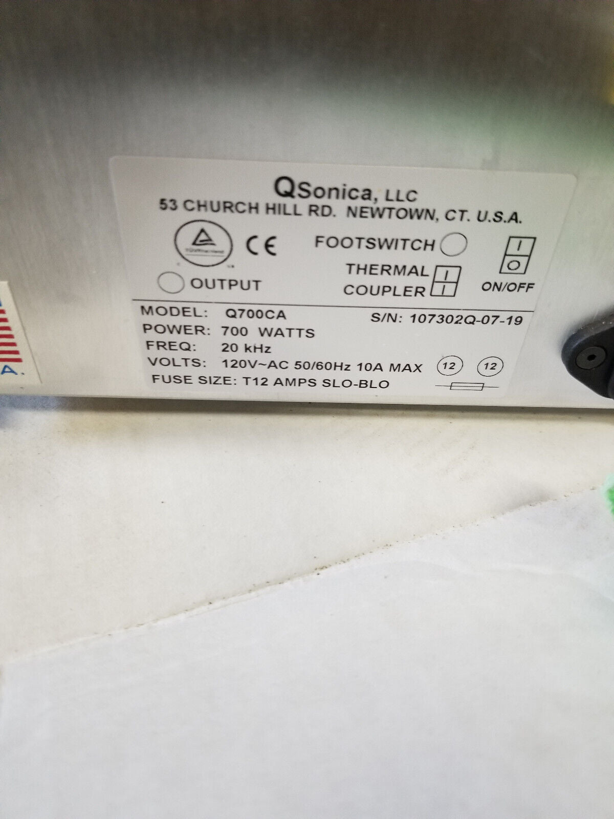 Q700CA SONICATOR ULTRASONIC PROCESSOR TOUCH SCREEN