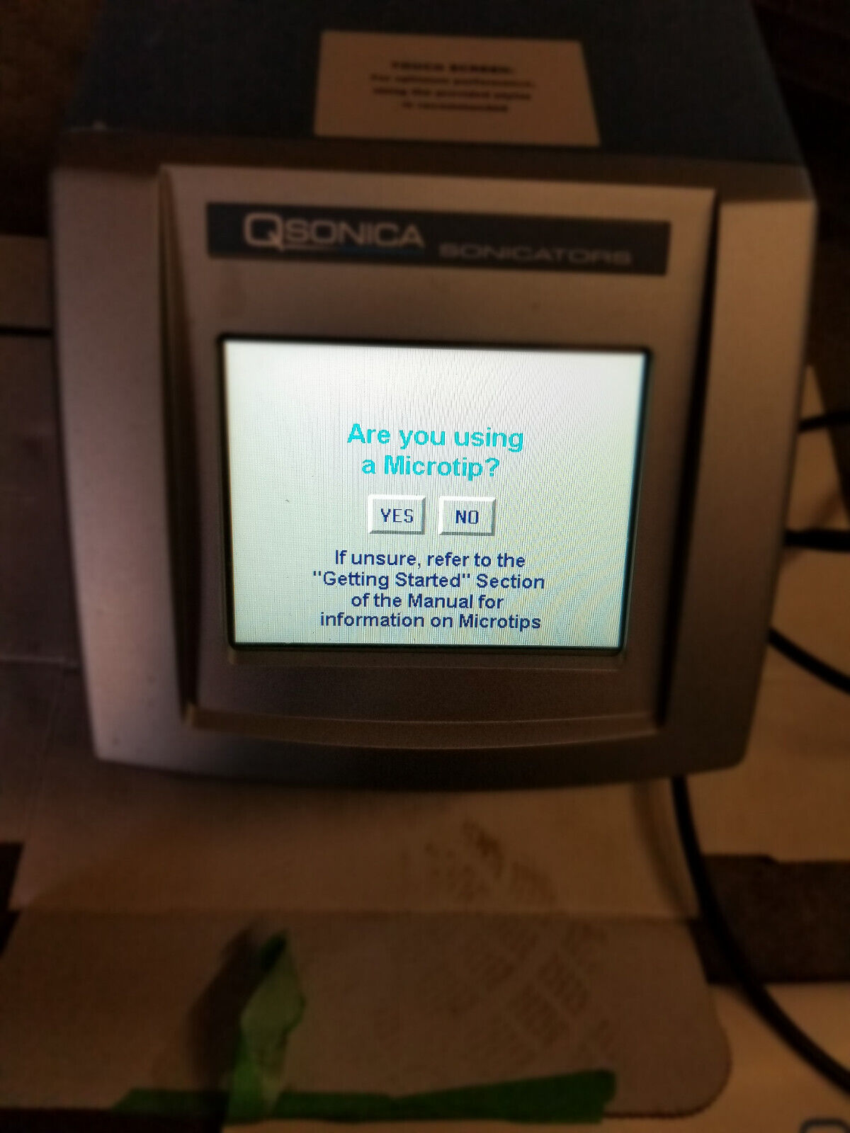 Q700CA SONICATOR ULTRASONIC PROCESSOR TOUCH SCREEN