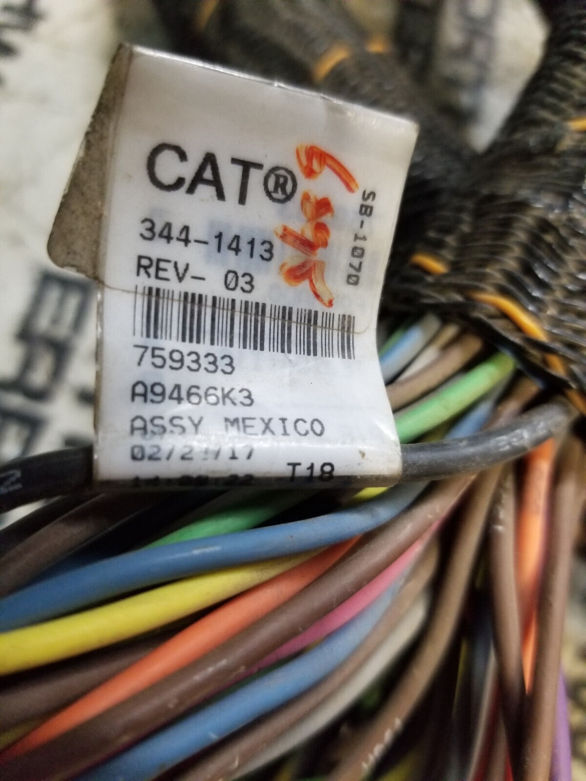 344-1413 CAT HARNESS TRANSMISSION 3441413