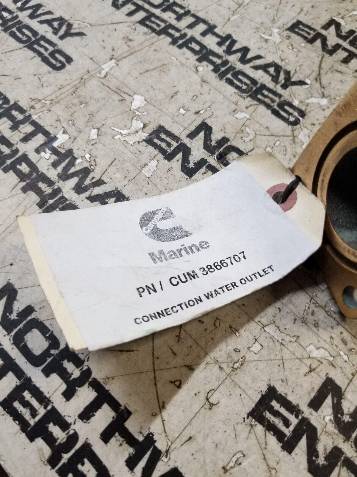 3866707 Cummins Water Outlet Connection