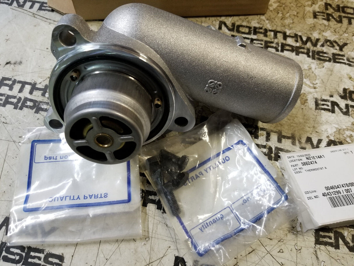 CATERPILLAR 586-2474 82 Degree Coolant Hose Thermostat 5862474