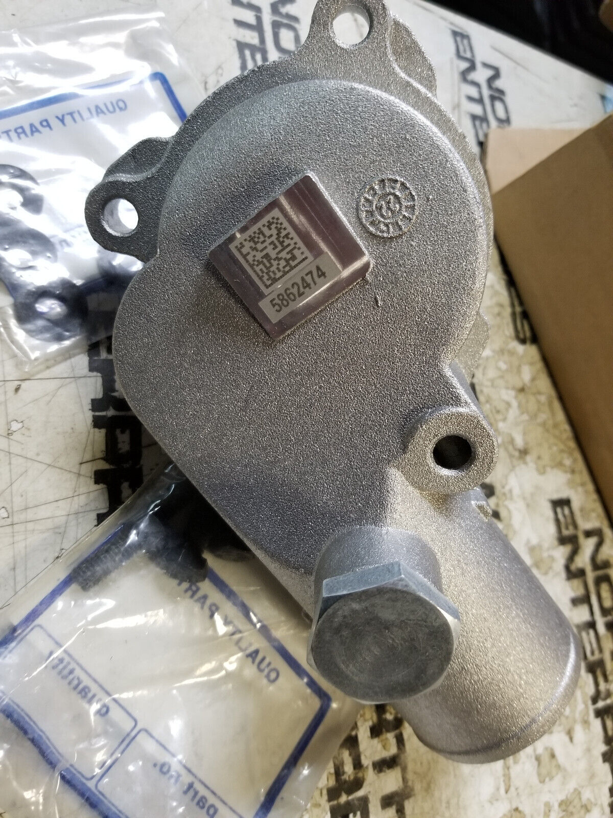 CATERPILLAR 586-2474 82 Degree Coolant Hose Thermostat 5862474