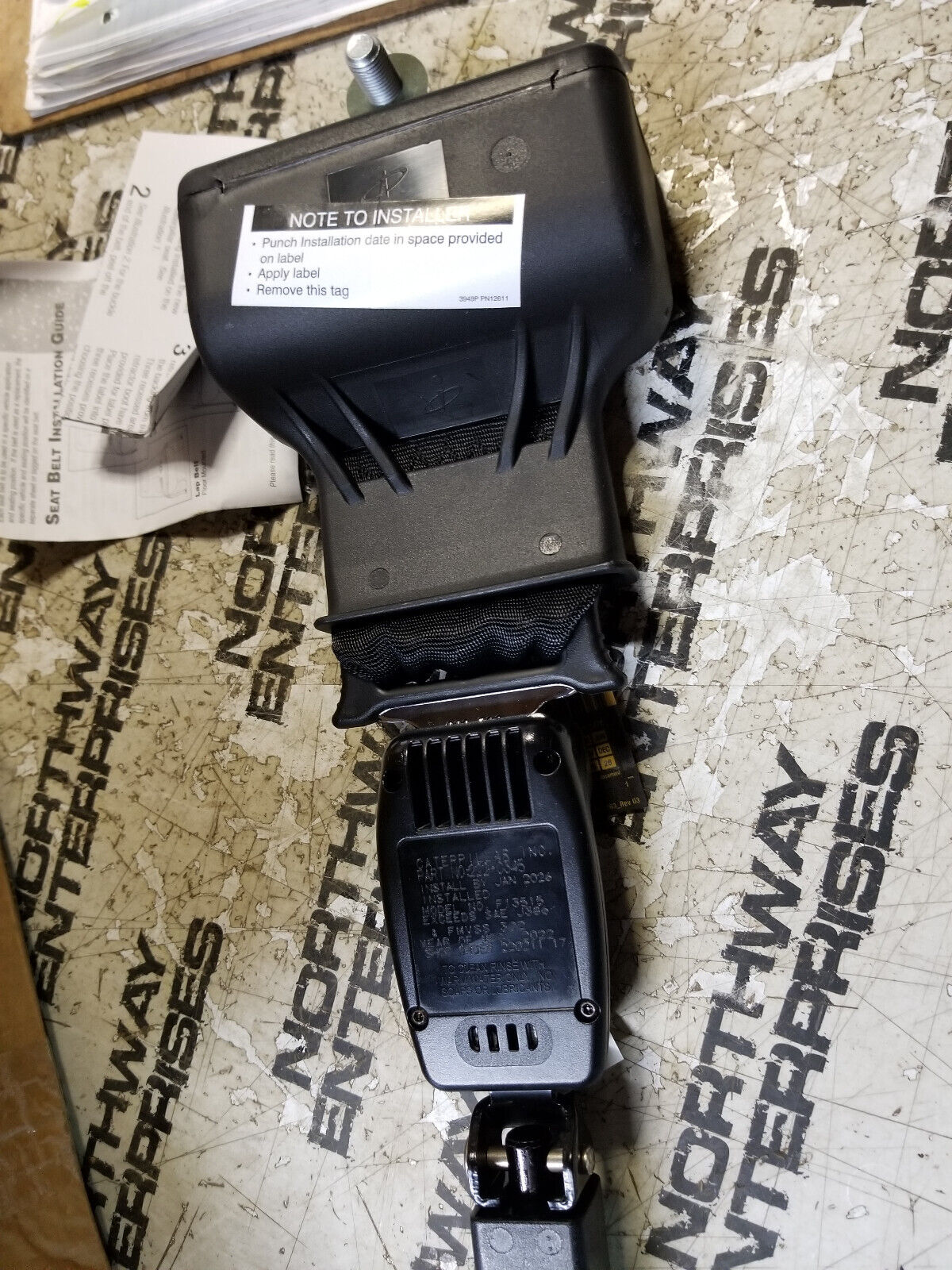 CATERPILLAR 222-0345 Belt Assembly-Seat 2220345