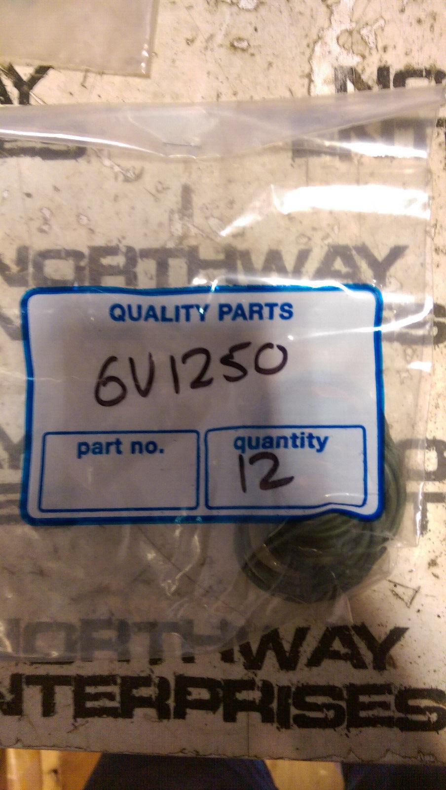 LOT OF 12 6V-1250 CATERPILLAR O-RINGS