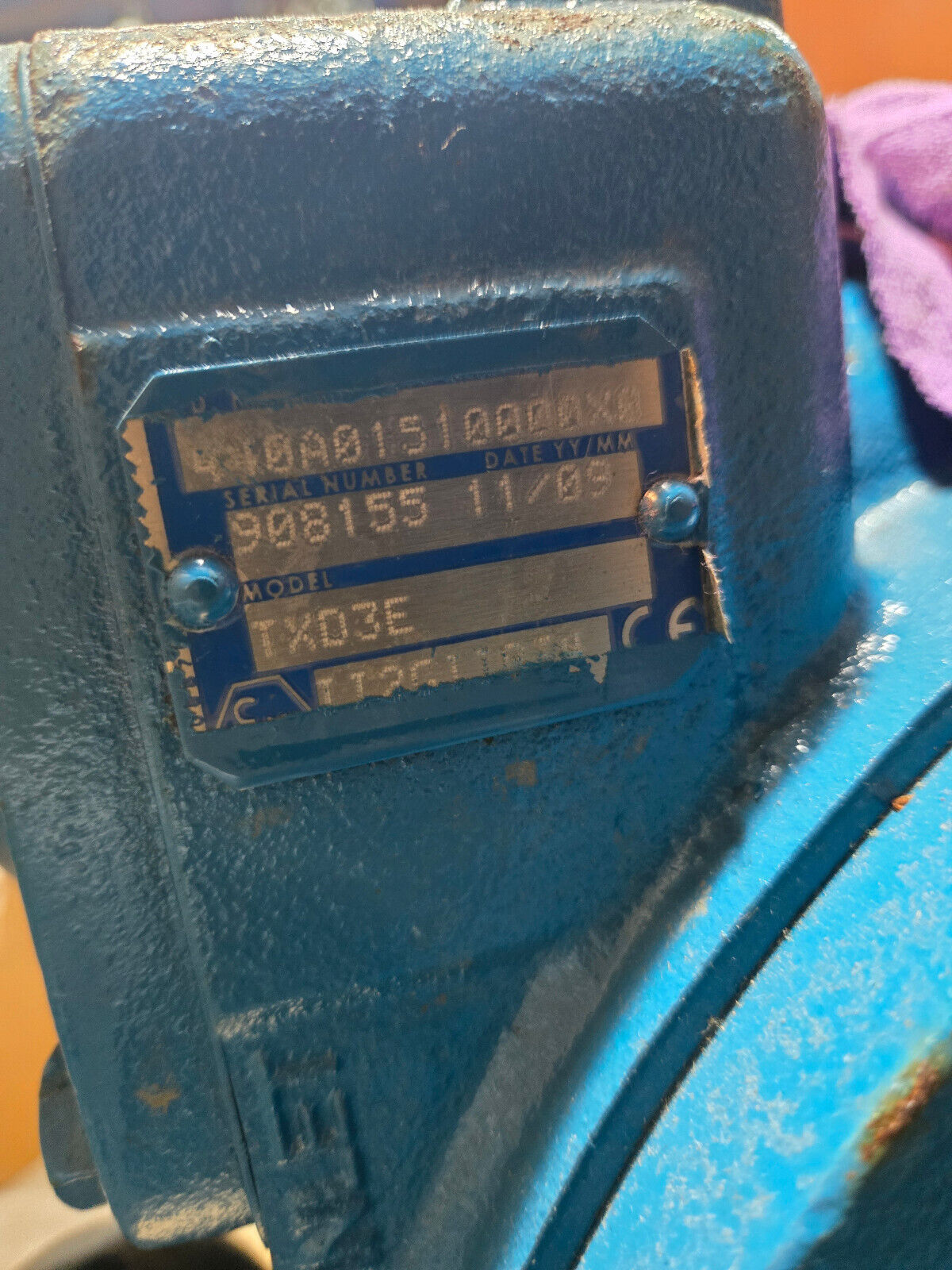 Blackmer TXD3E Blackmer Txd3 E Positive Displacement Truck Pump 5707pm300