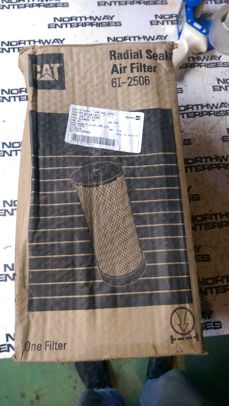 Caterpillar CAT Air Filter 6I-2506 6I2506