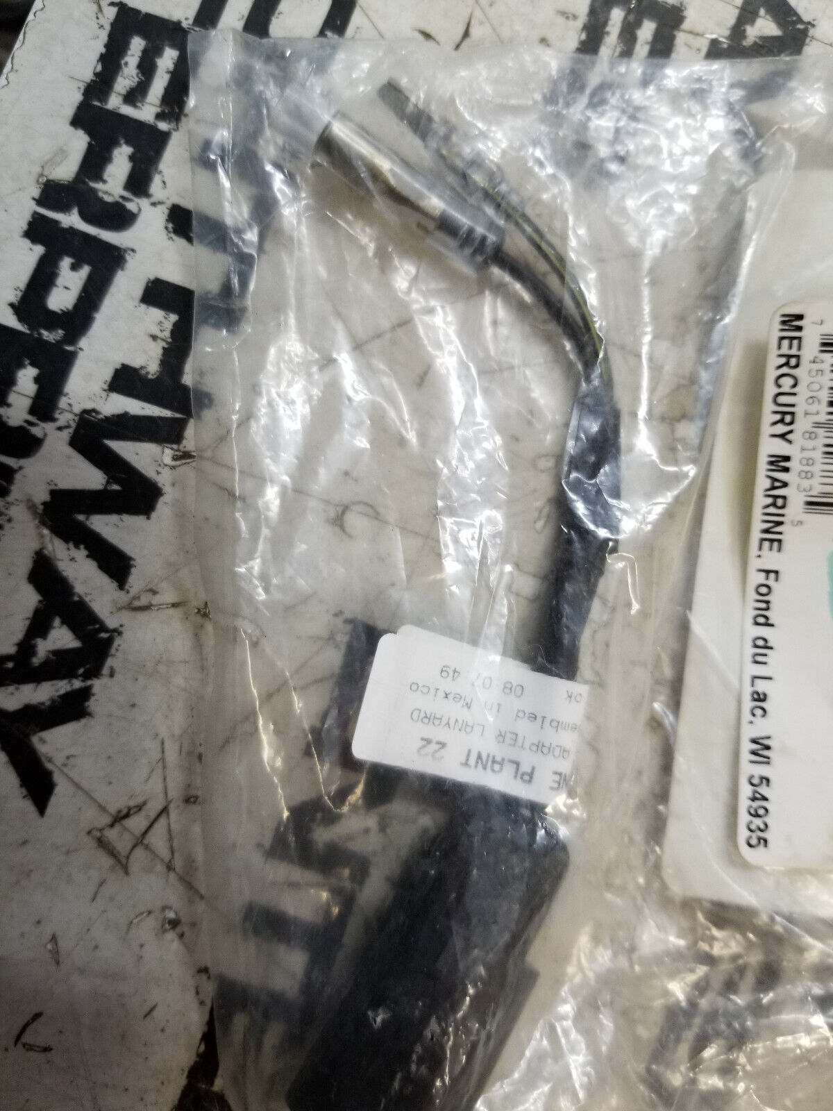 MERCURY QUICKSILVER 84-879312T21 HARNESS ADAPTOR MARINE BOAT