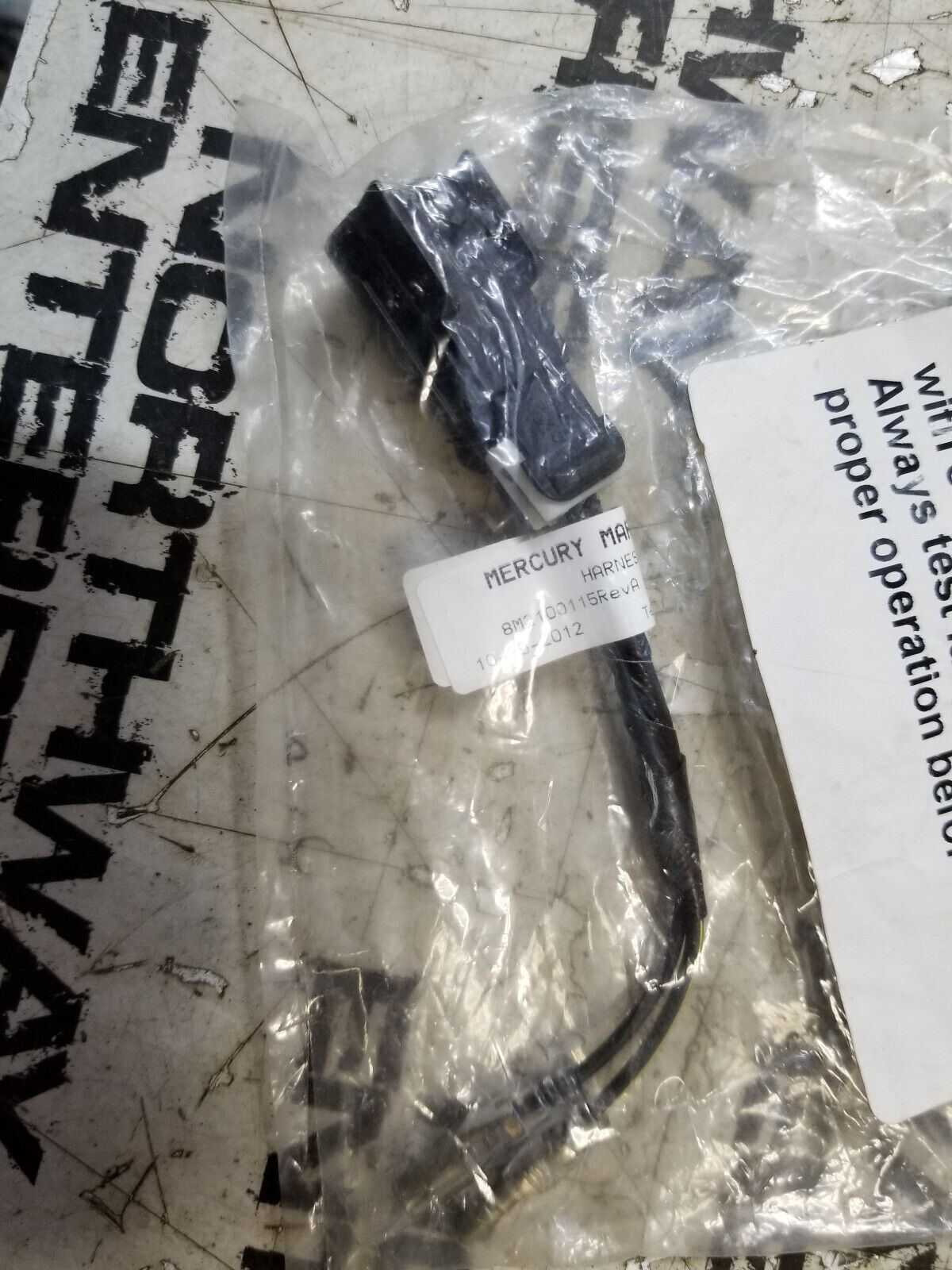 MERCURY QUICKSILVER 84-879312T21 HARNESS ADAPTOR MARINE BOAT