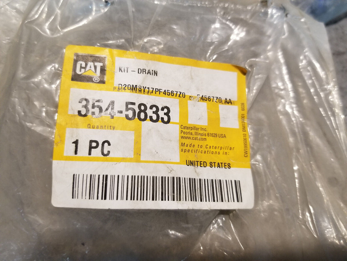 354-5833 Caterpillar Drain Kit 3545833