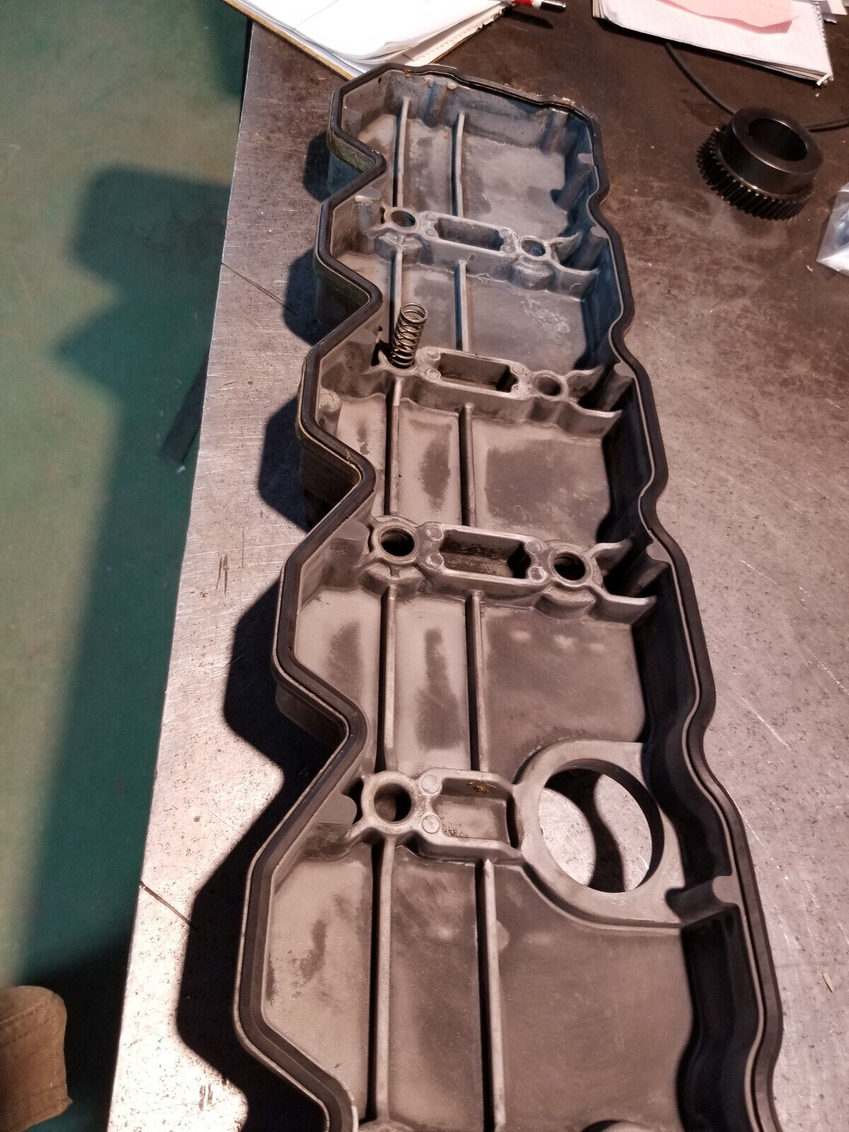 2004 Dodge Ram 5.9L 5.9 Cummins OEM USED Lower Valve Cover 3971214